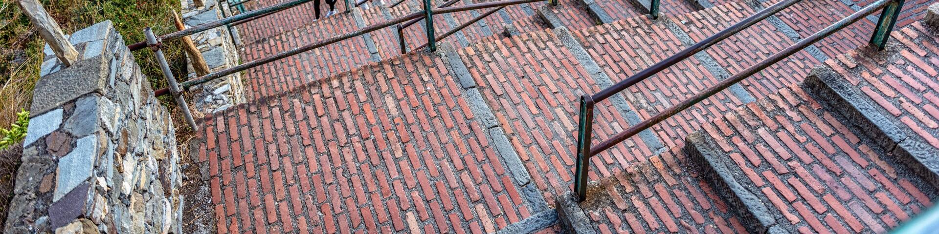 Lardarina Stairway in Corniglia Cinque Terre Italy