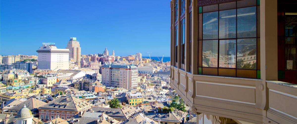 Spianata Castelletto which includes landscape views and a city