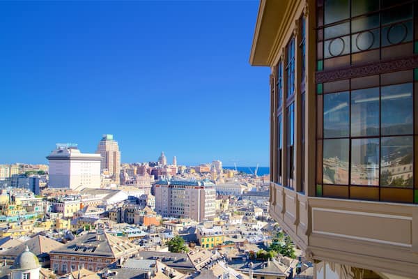 Spianata Castelletto which includes landscape views and a city