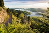 Sunrise at the Plastiras artificial lake in Thessaly, Greece