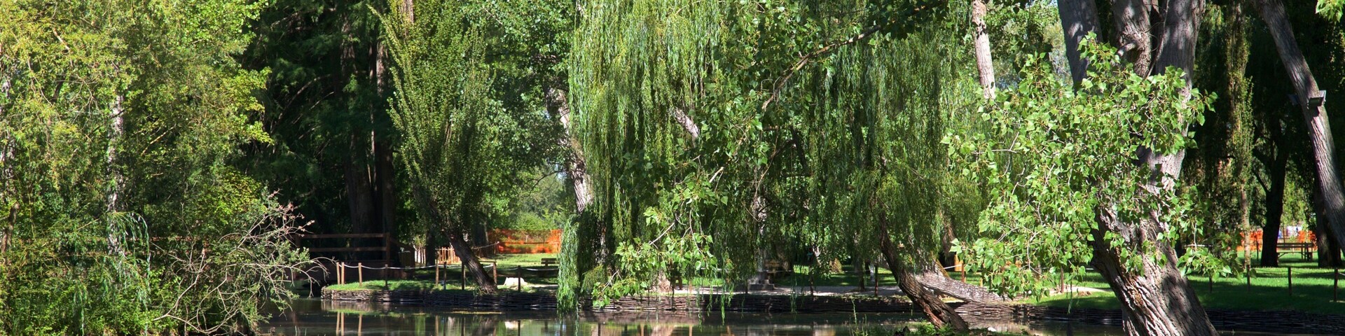 Fontes de Clitunno caracterizando um jardim e um lago