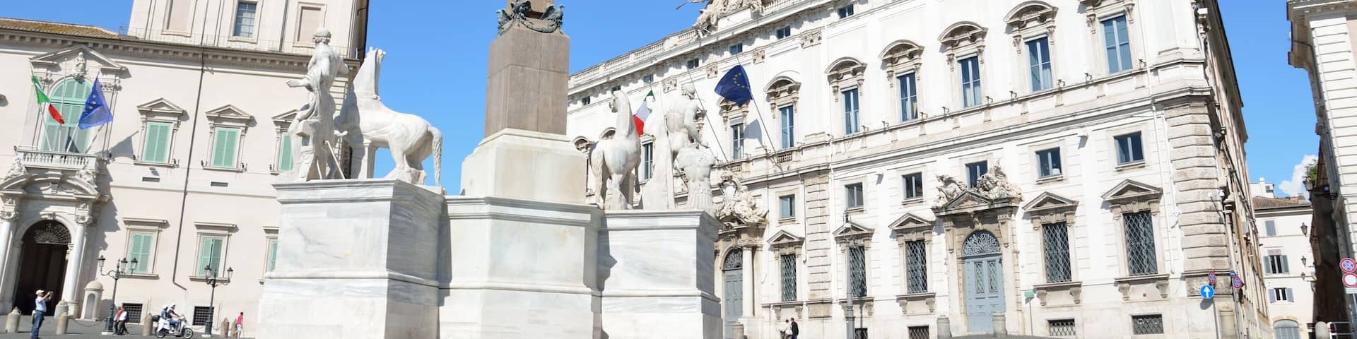 Quirinal Palace on Quirinal hill in Rome