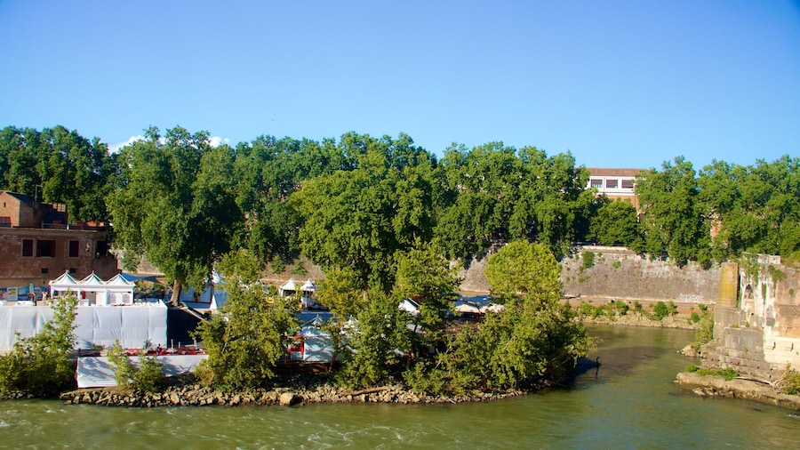 Lazio featuring a river or creek