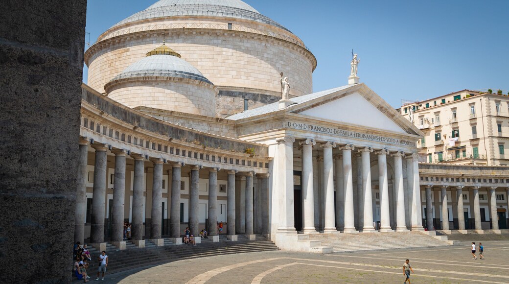 Pontificia Reale Basilica di San Giacomo degli Spagnoli featuring heritage architecture, a square or plaza and a church or cathedral