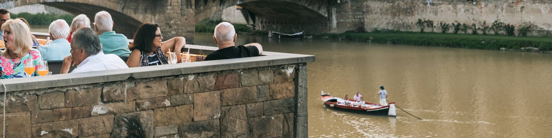 Arno River featuring kayaking or canoeing, a bridge and a river or creek