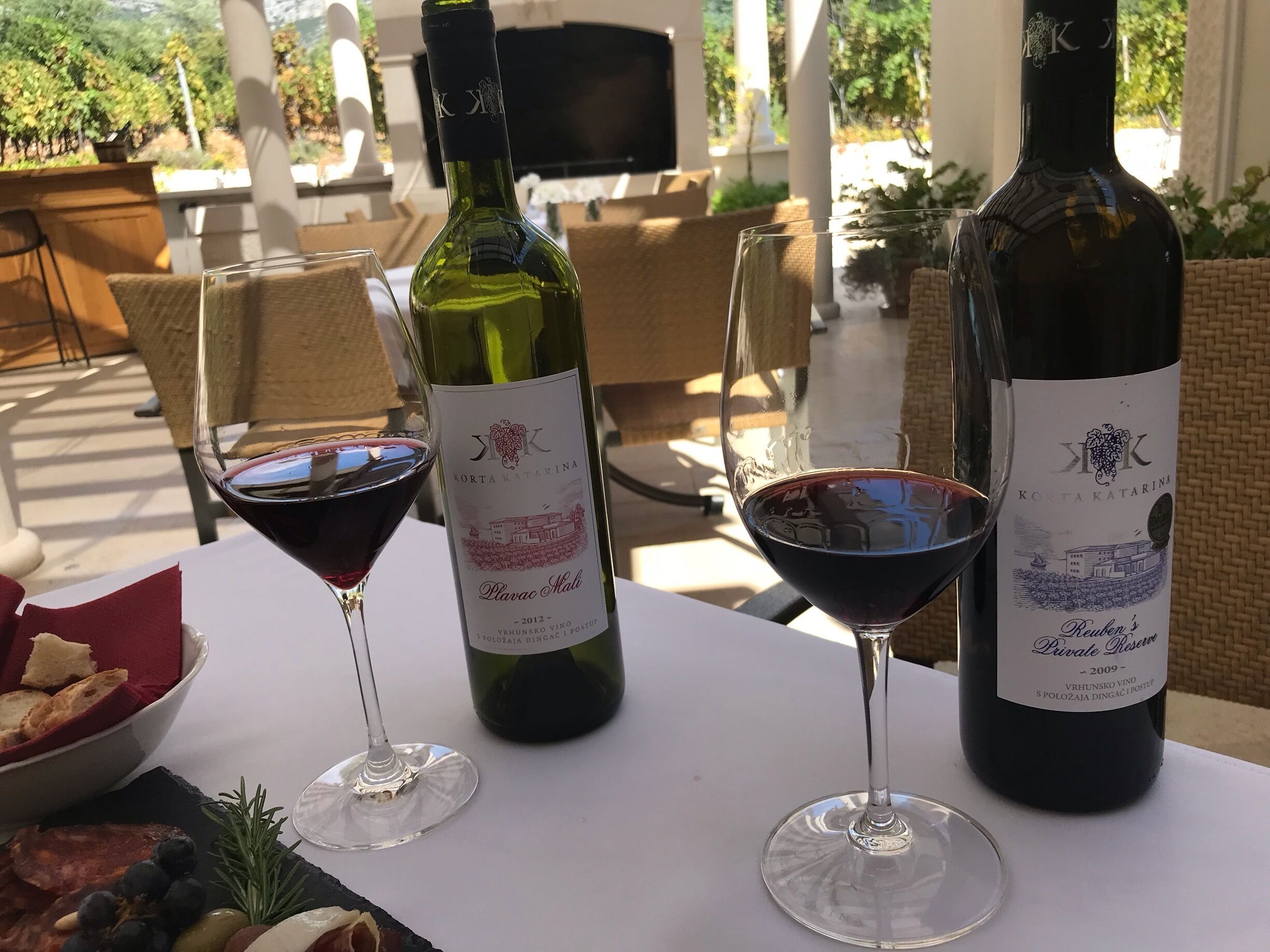 Oh boy, these top red wines were amazing and the food pairing was fabulous! Their Private Reserve was excellent!