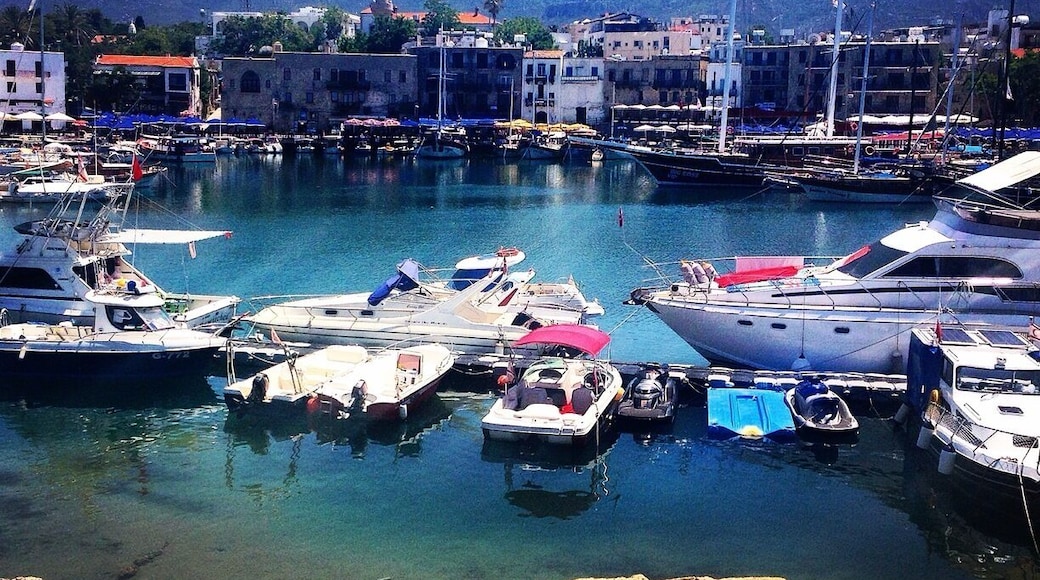 In the Northern Turkish Republic of cyprus is kyrenia and it's old town harbour !