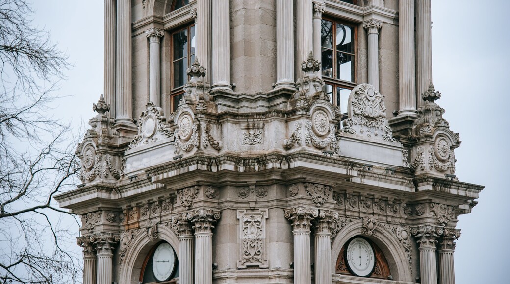 Dolmabahce Clock Tower featuring heritage architecture