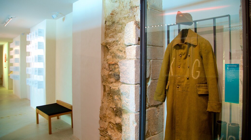 Musée de la Résistance showing interior views and heritage elements