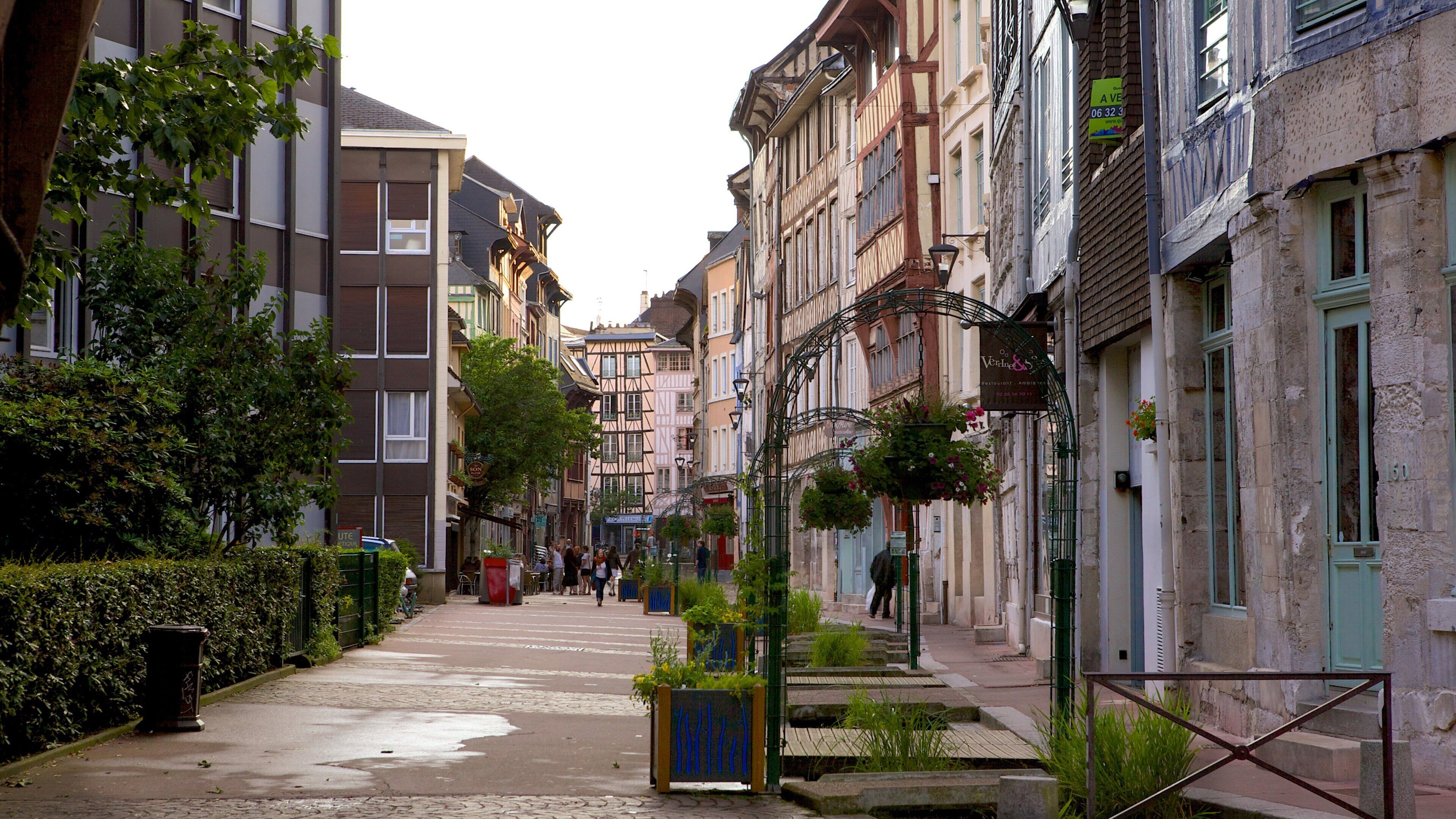 Rouen featuring a city
