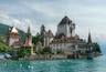 Beautiful Oberhofen Castle in Oberhofen,Switzerland