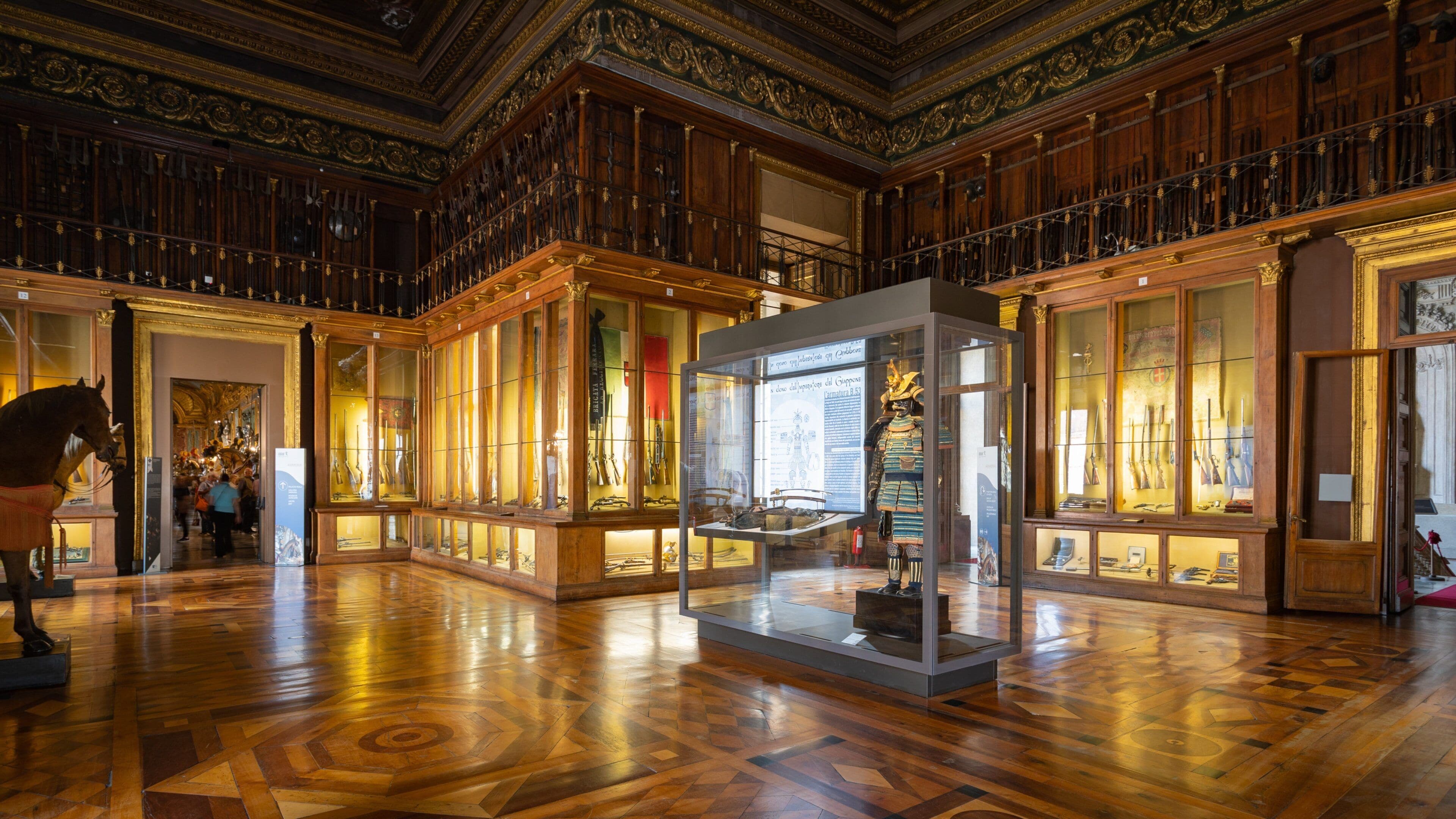 Armeria Reale featuring heritage elements and interior views