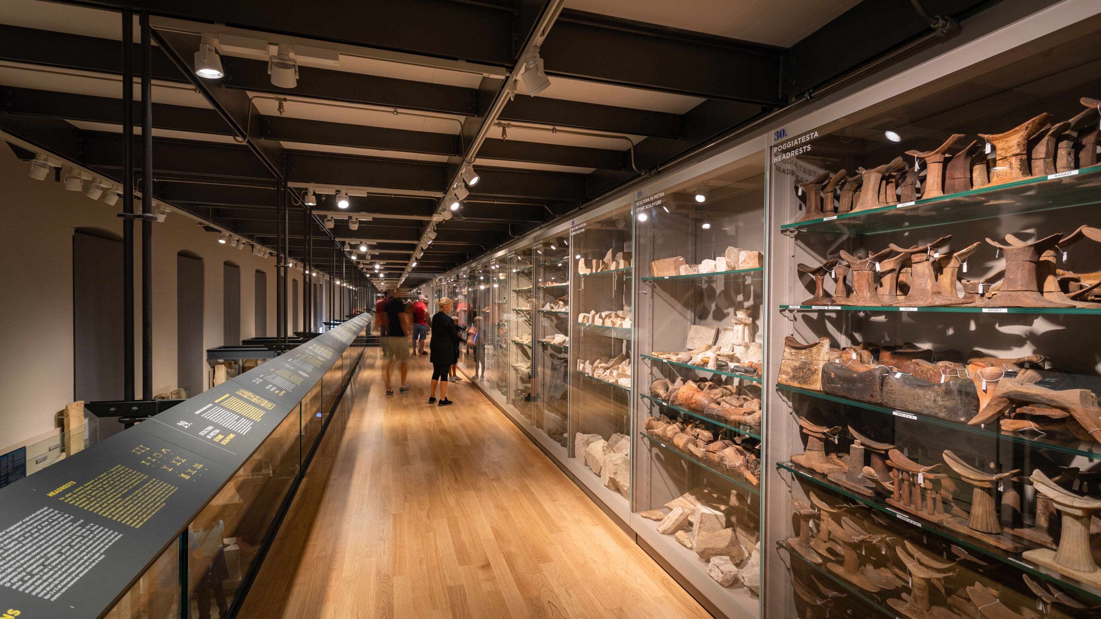 Egyptian Museum Torino showing interior views