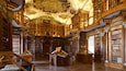 Abbey Library of Saint Gall featuring interior views and heritage elements