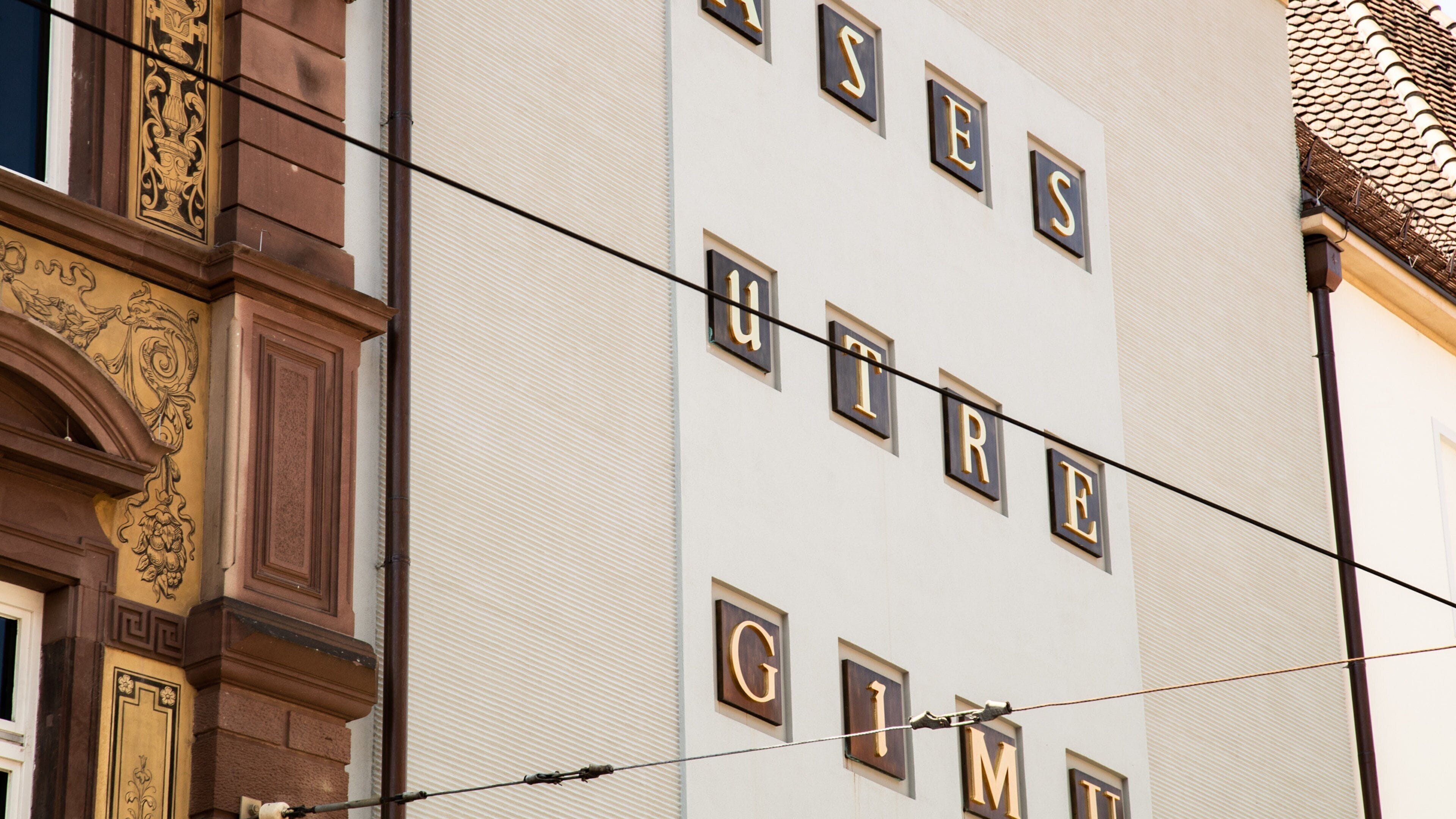 Augustinermuseum which includes signage