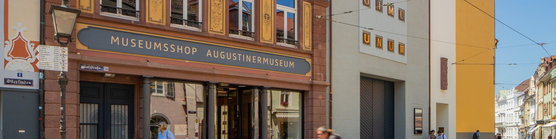 Augustinermuseum showing road cycling and a city as well as an individual male