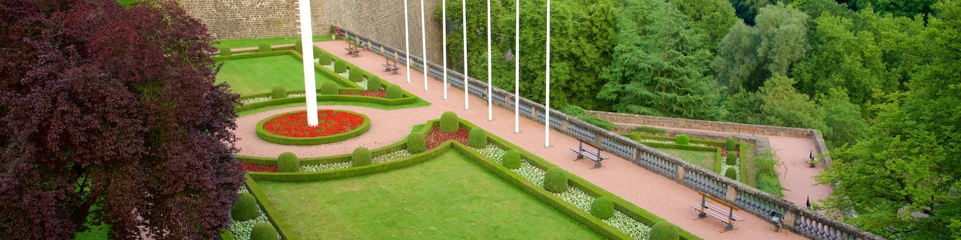 Luxembourg featuring a garden