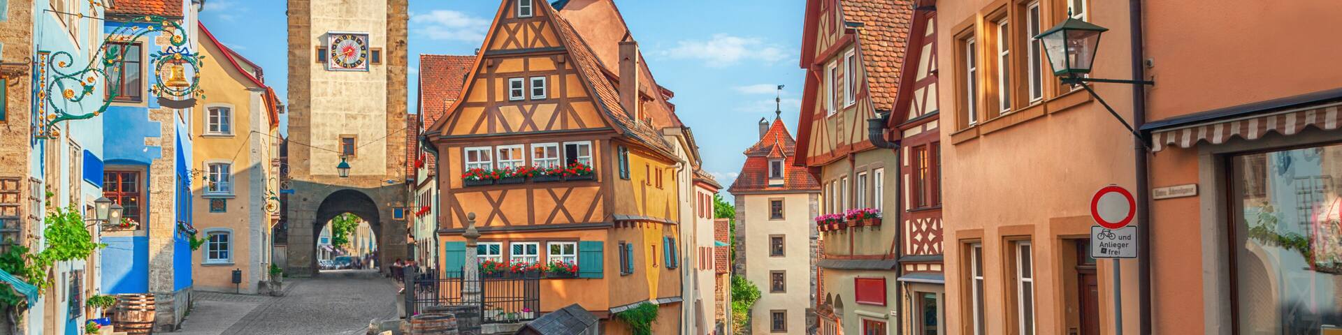 Street in Rothenburg ob der Tauber