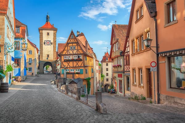 Street in Rothenburg ob der Tauber