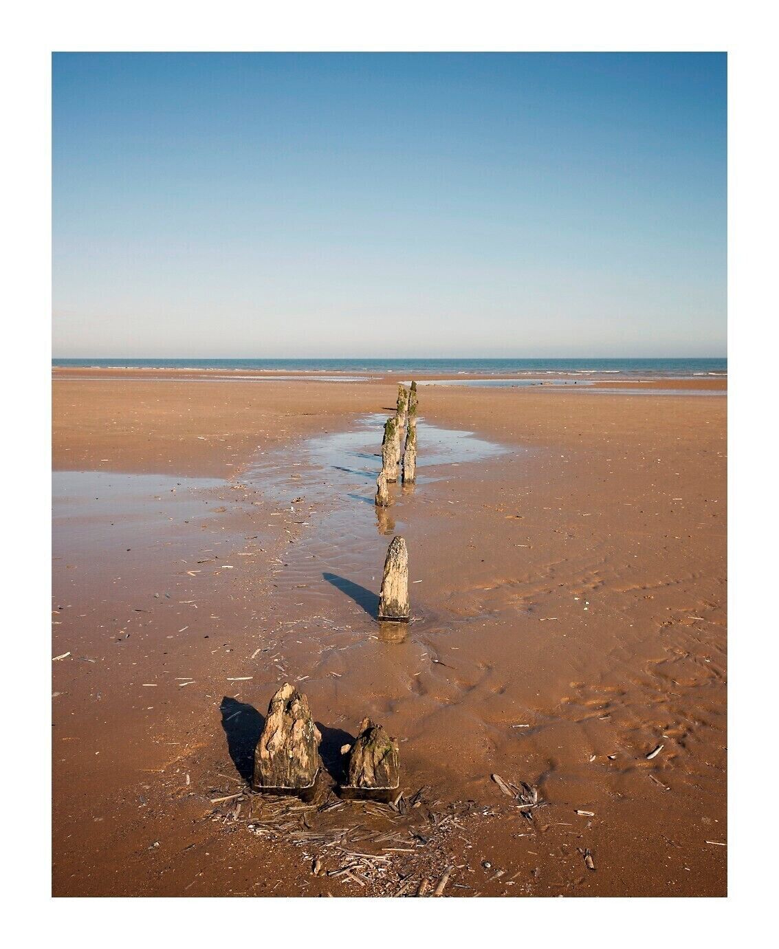 Titchwell beach part of the RSPB nature
reserve.