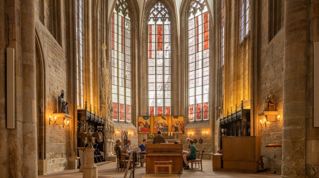 St. Marienkirche showing heritage elements, interior views and a church or cathedral