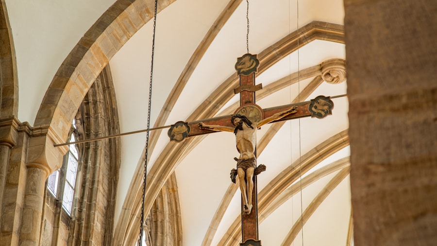 Marienkirche which includes interior views and religious elements