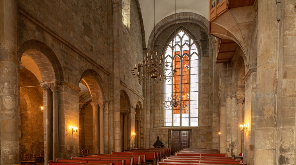 St. Marienkirche featuring interior views, heritage elements and a church or cathedral