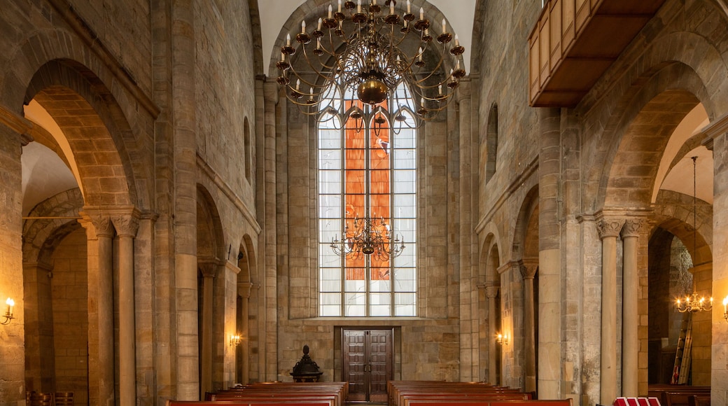 St. Marienkirche showing interior views, a church or cathedral and heritage elements