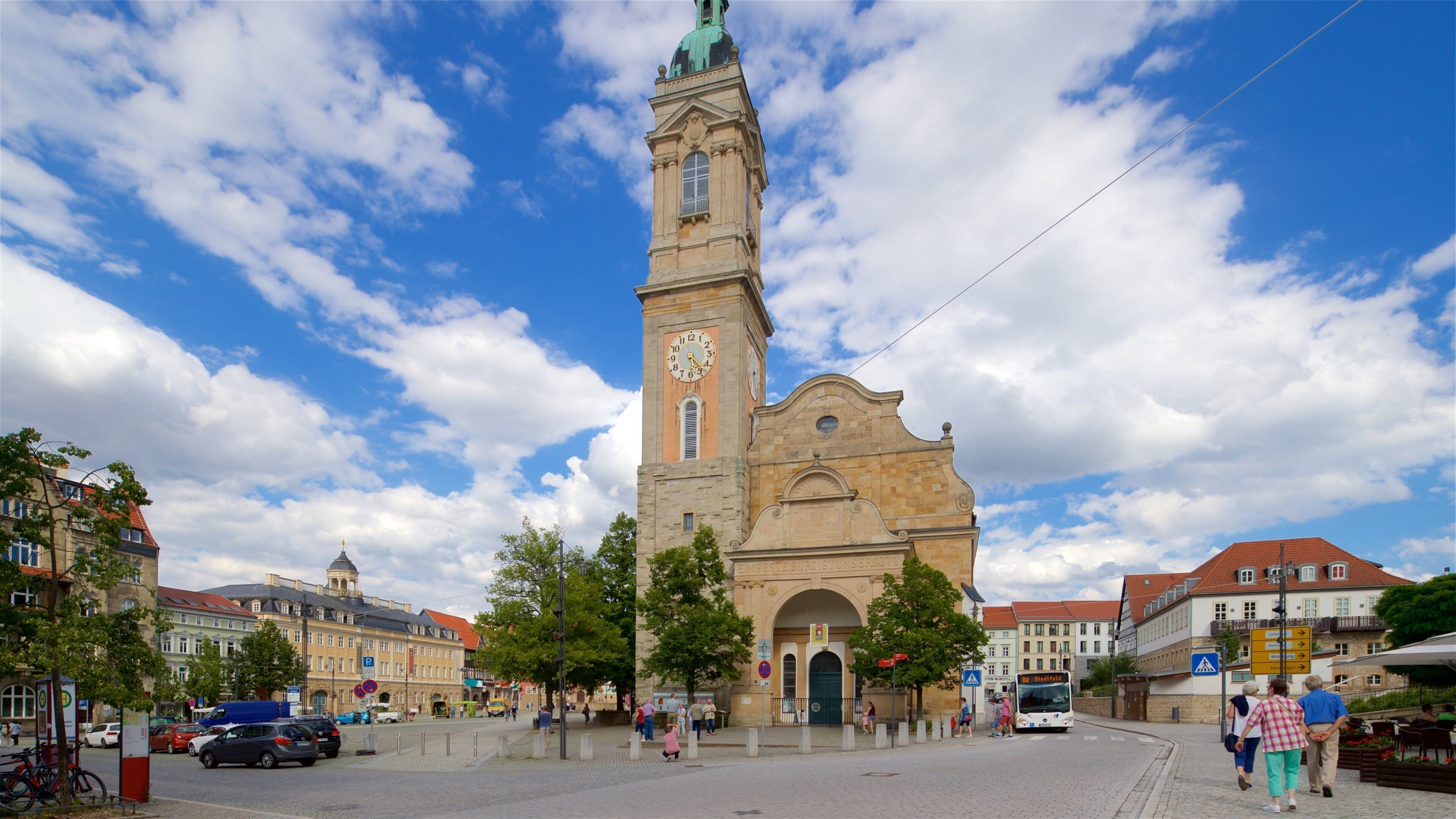 Georgenkirche which includes heritage architecture and a church or cathedral