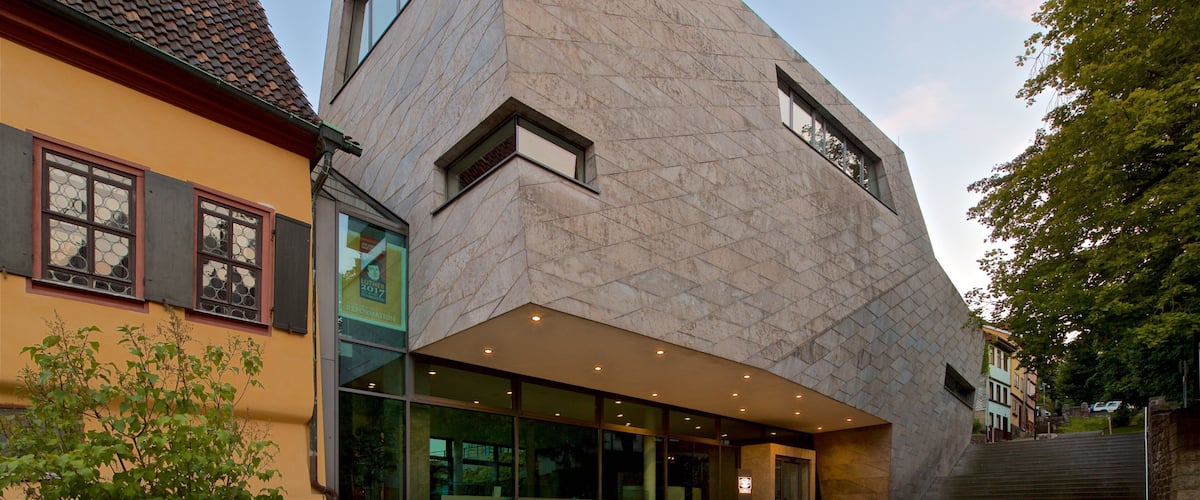 Bachhaus mostrando arquitectura moderna