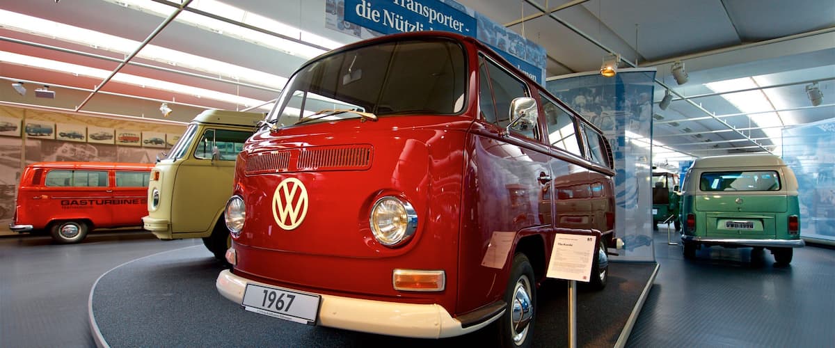 Volkswagen AutoMuseum som inkluderer kulturarv og innendørs