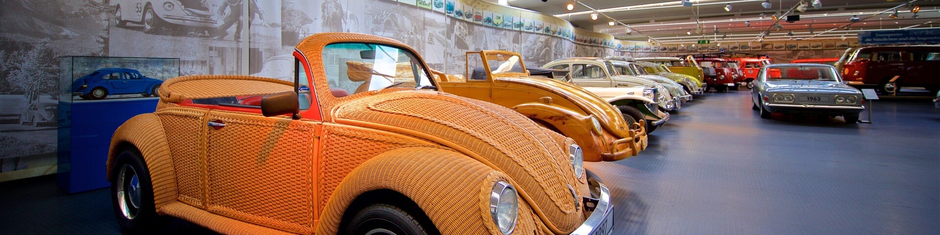 Volkswagen AutoMuseum which includes interior views