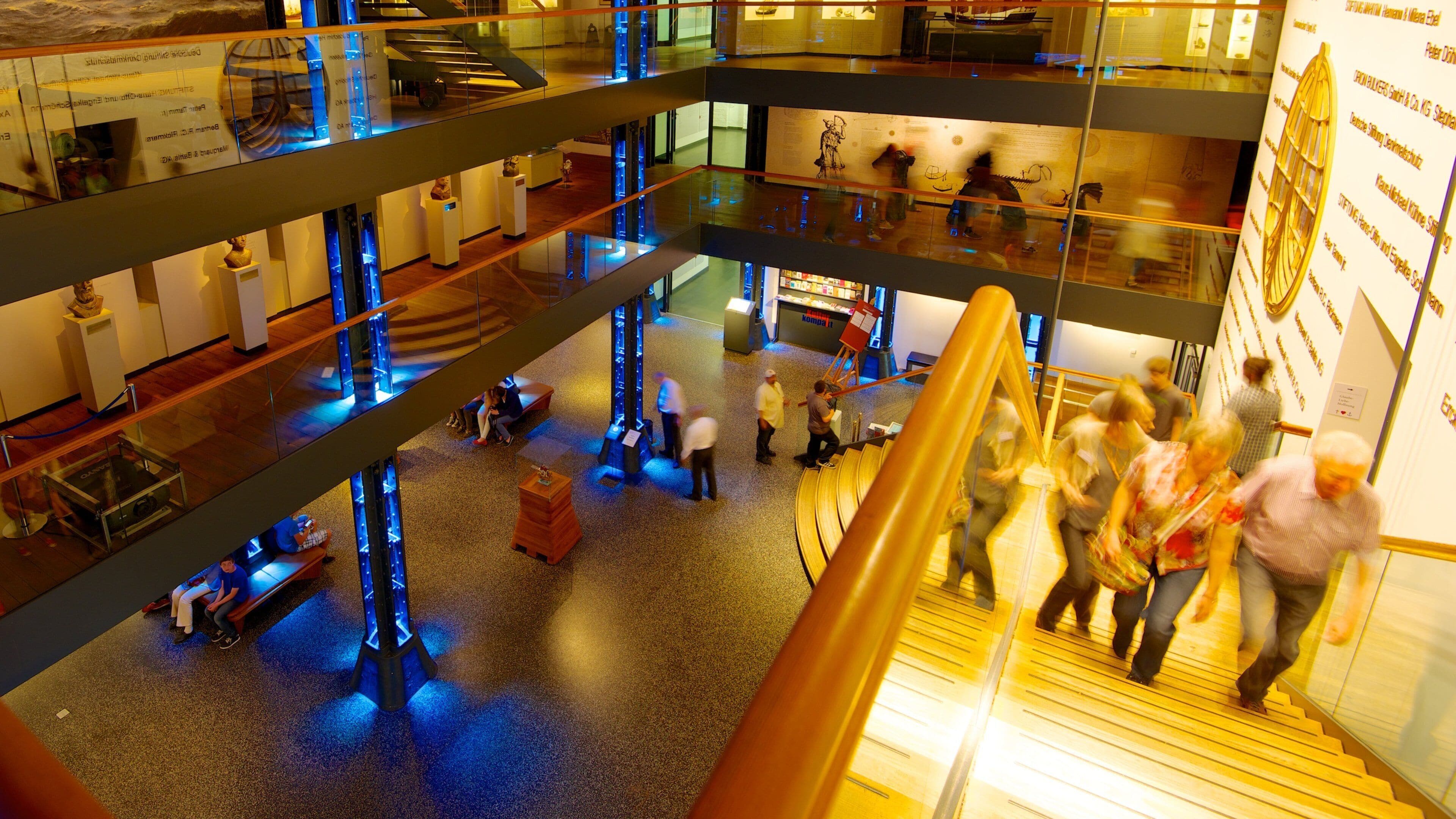 Hamburg which includes interior views