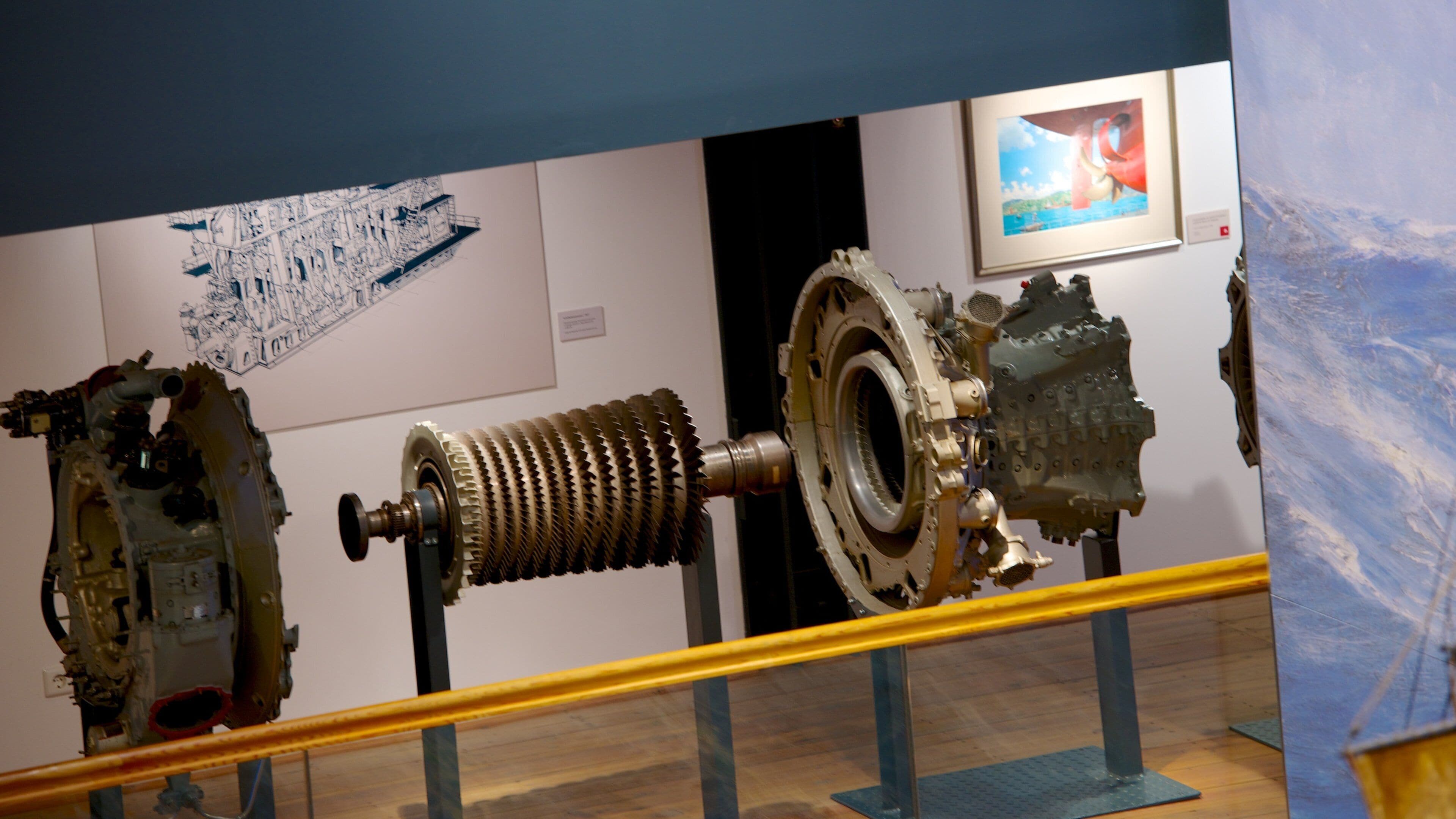 Hamburg which includes interior views