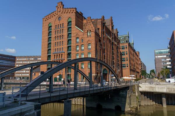 HAMBURG, GERMANY - Aug 11, 2020: International Maritimes Museum in Hamburg Speicherstadt and Hafencity district