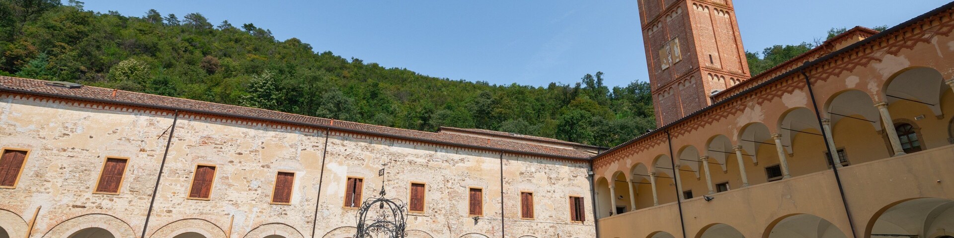 Abano Terme showing heritage architecture and a park