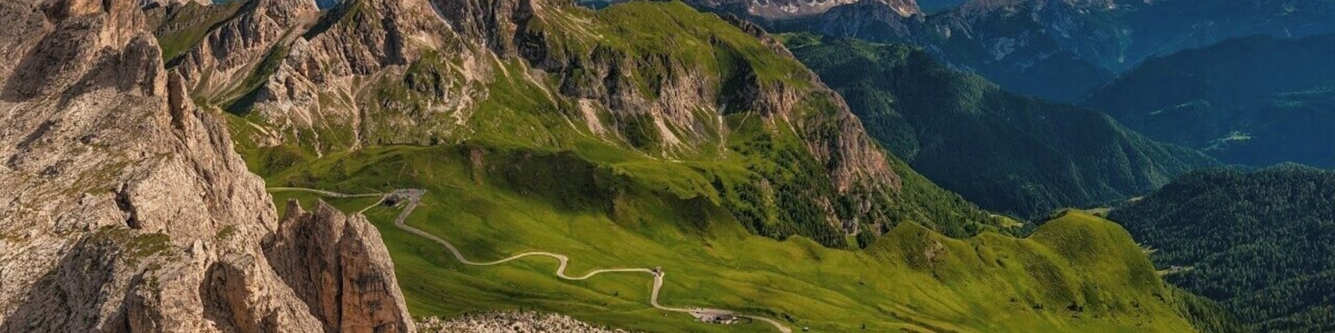 July 2016
Passo Giau, Cortina Dolomites, South Tyrol, Italy
Passo Giau is a wonderful road saddle in altitude 2.326 metres near Cortina d'Ampezzo in Dolomites. You can enjoy this view from the Rifugio Nuvolau in the Averau-Nuvolau range.