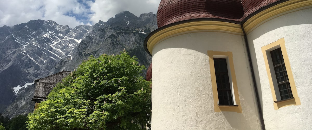 St Bartholomews Church on Lake Konigsee #bavaria