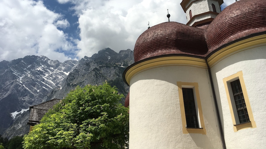St Bartholomews Church on Lake Konigsee #bavaria