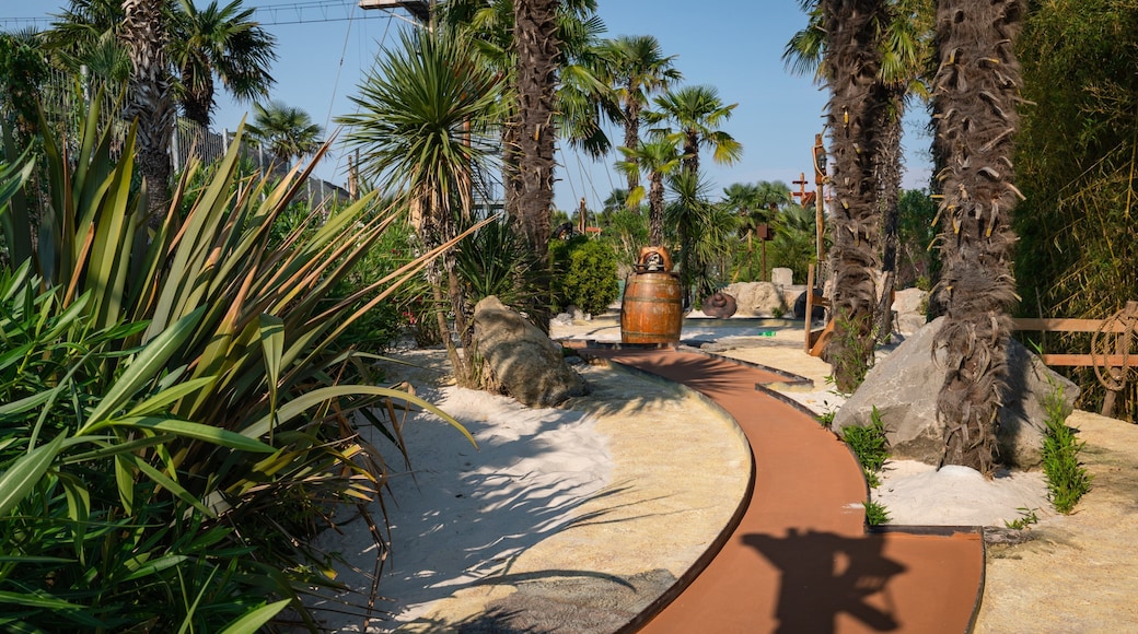 Adventure Golf featuring a beach and a garden