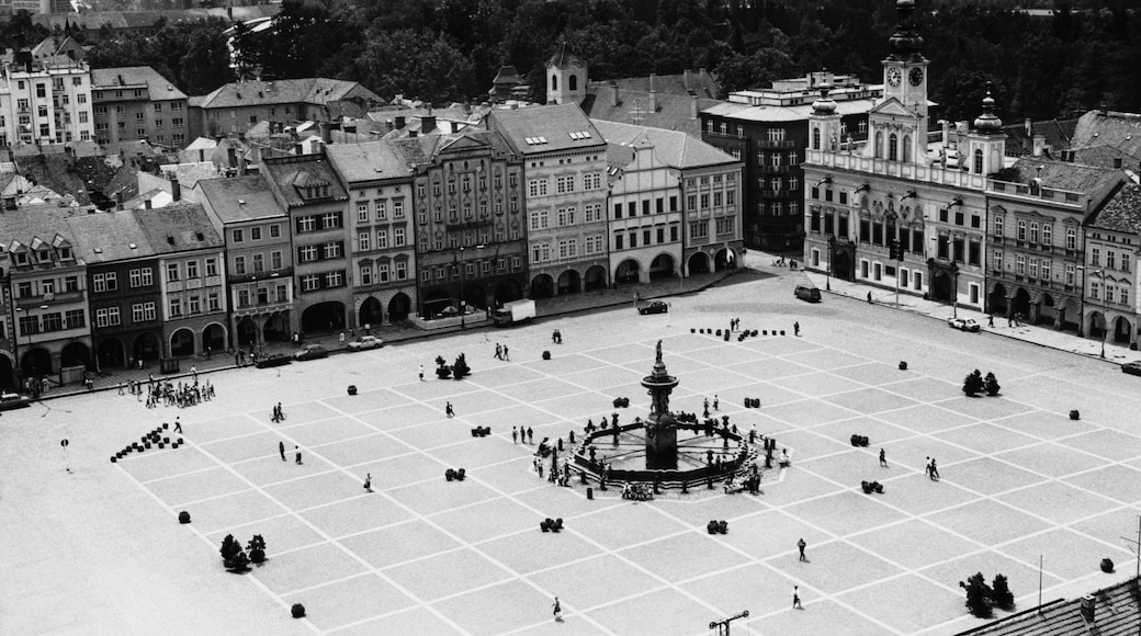 Cesky Budejovice Square, Czech Republic