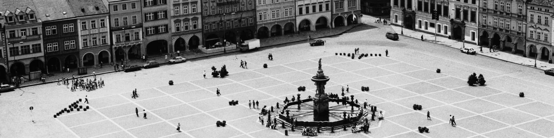 Cesky Budejovice Square, Czech Republic