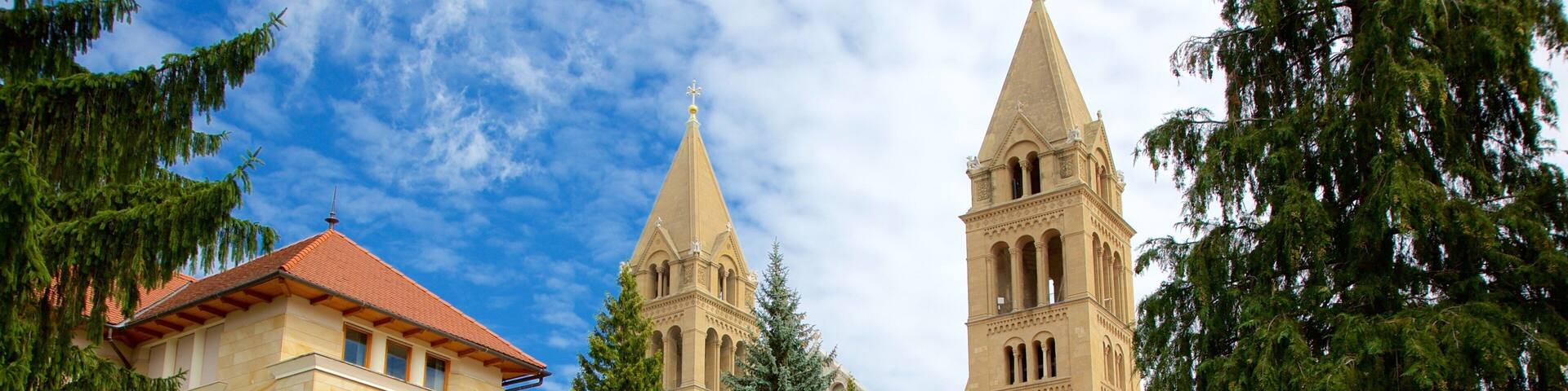 Pecs which includes heritage architecture and château or palace