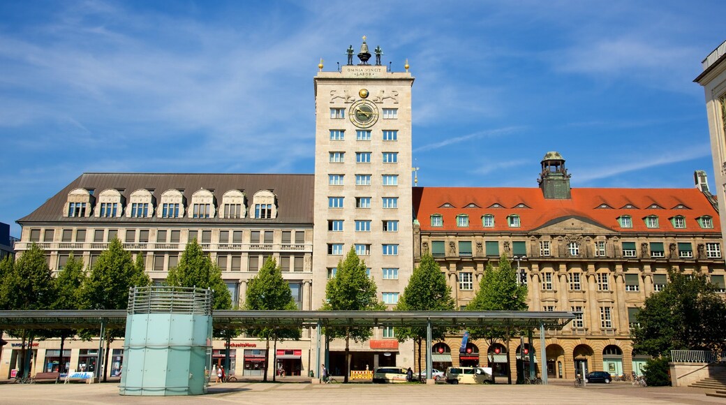 Leipzig que inclui arquitetura de patrimônio