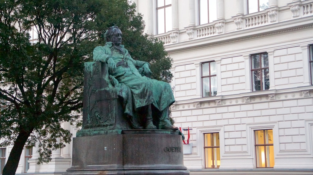 Vienna featuring a statue or sculpture