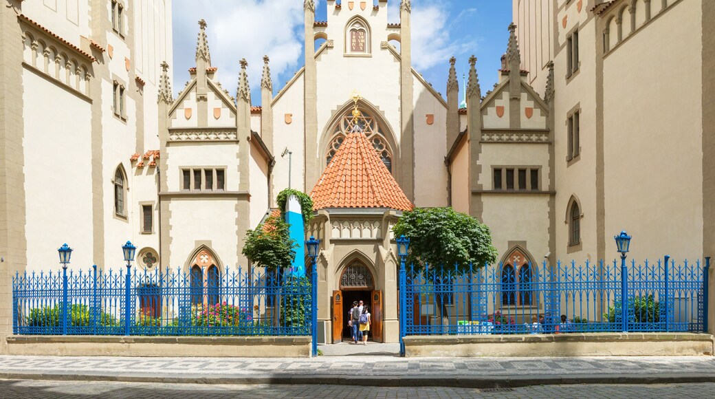 Maisel Synagogue or Maiselova synagoga in Jewish Quarter of Prague. Prague, Czhech Republic