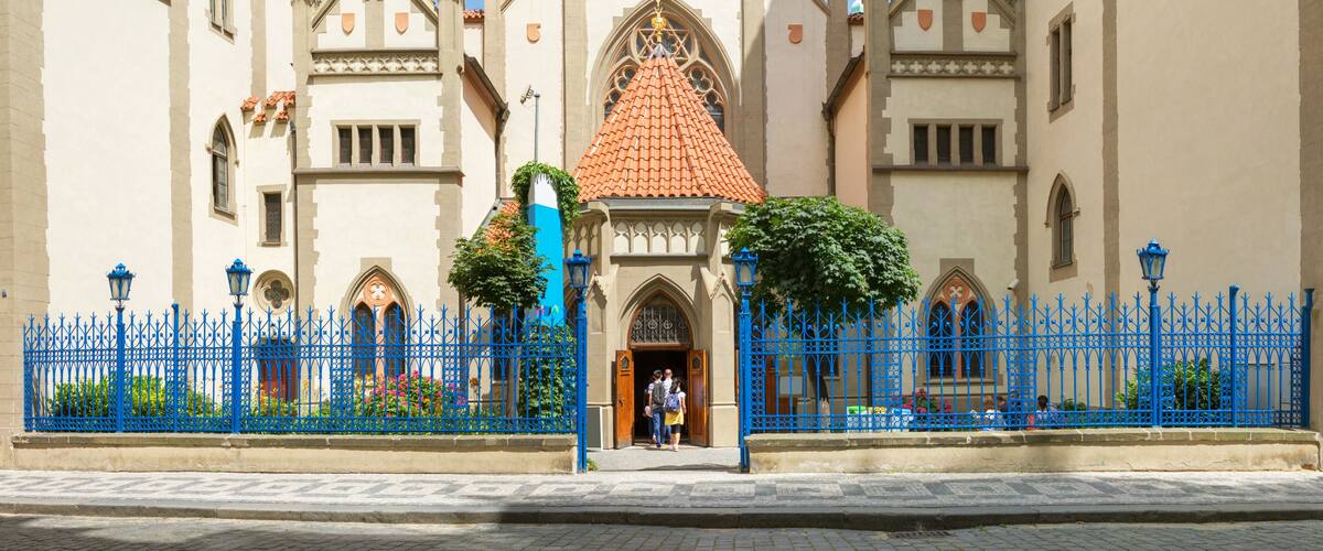 Maisel Synagogue or Maiselova synagoga in Jewish Quarter of Prague. Prague, Czhech Republic