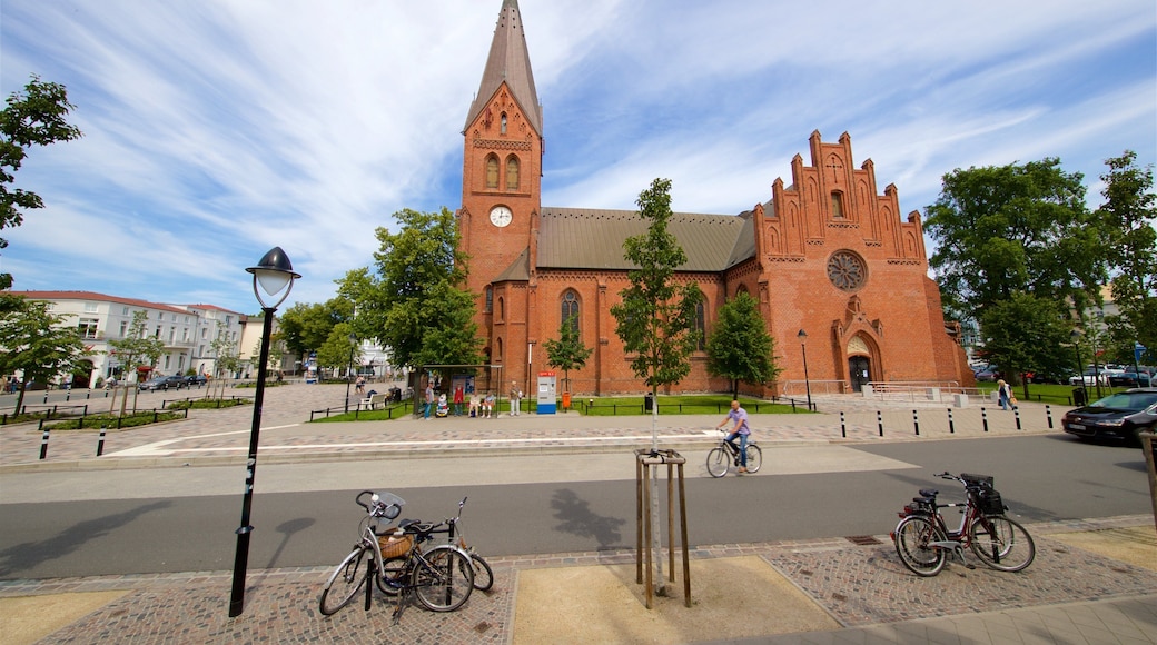 Warnemuende Church showing heritage architecture and a church or cathedral
