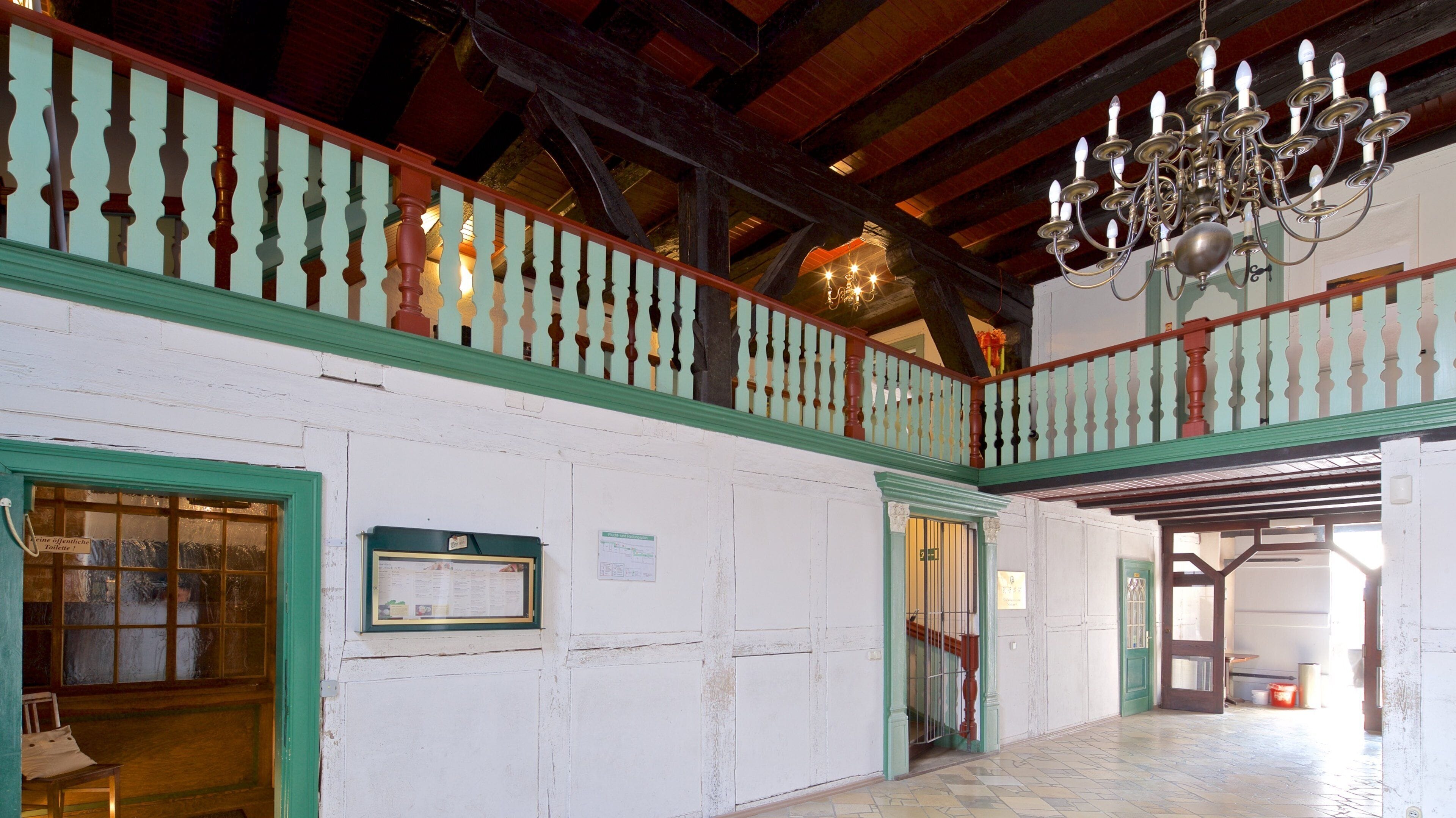 Wulflam-huset som inkluderer innendørs