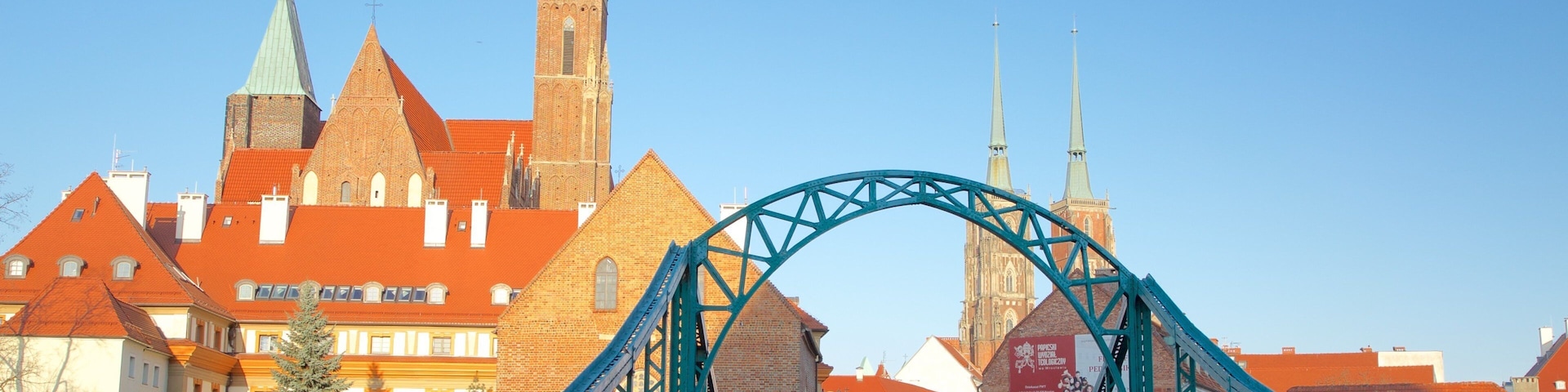 Poland featuring a city and a bridge